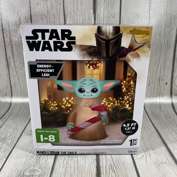 Disney Other - Star Wars Mandalorian Child Baby Yoda Inflatable